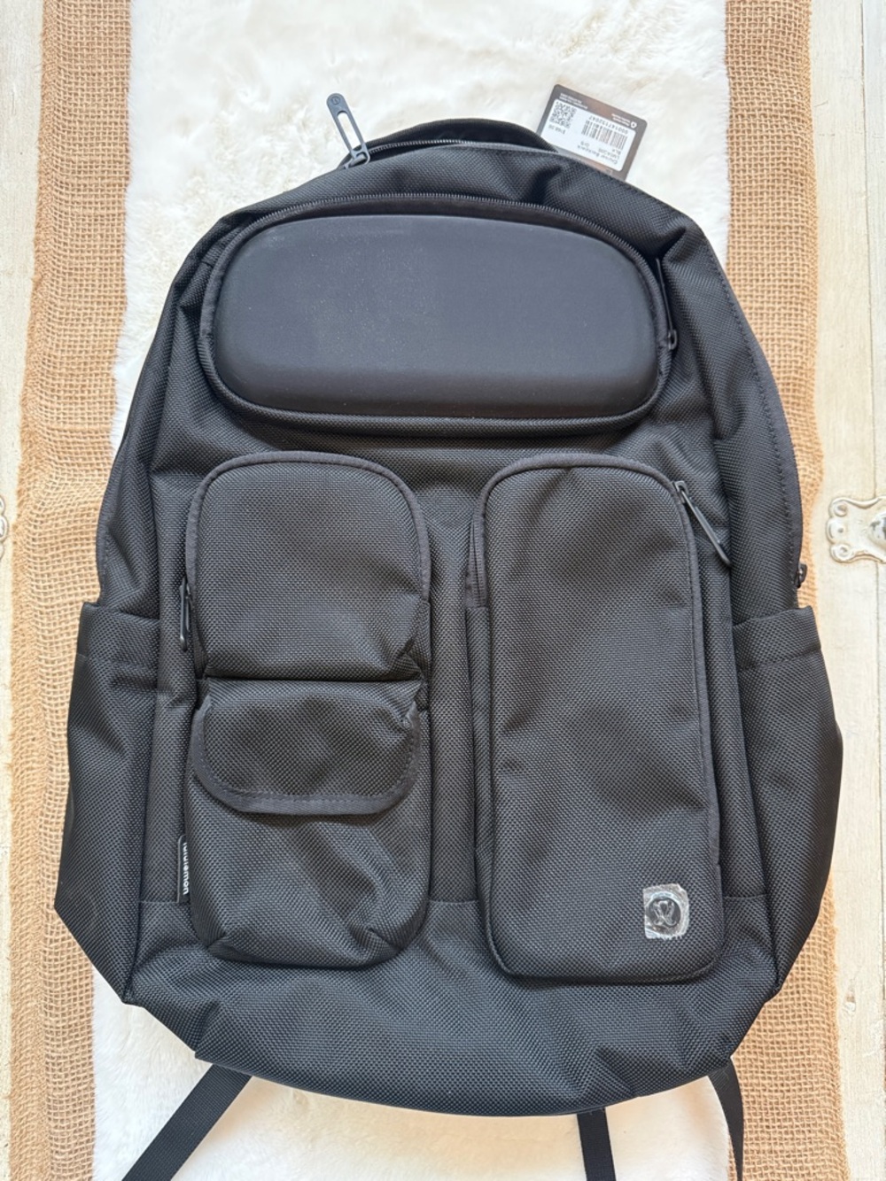 lululemon athletica Black Cruiser Multi-Pocket Everyday Backpack